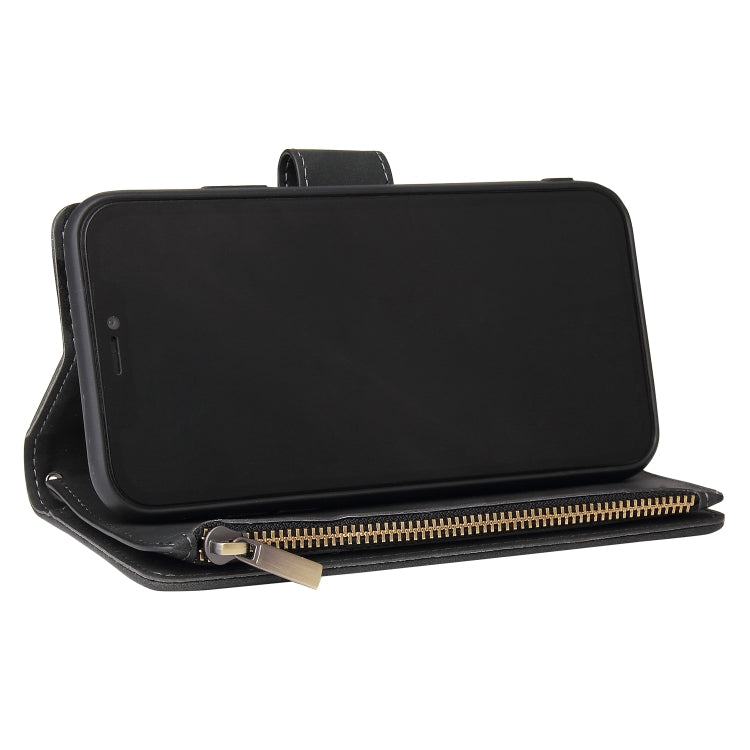 Multifunctional Retro Frosted Horizontal Flip Leather Case with Card Slot & Holder & Zipper Wallet & Photo Frame & Lanyard, For iPhone 6 & 6s, For iPhone 6 Plus & 6s Plus, For iPhone XS / X, For iPhone XR, For iPhone XS Max, For iPhone 11 Pro          ...