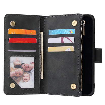 Multifunctional Retro Frosted Horizontal Flip Leather Case with Card Slot & Holder & Zipper Wallet & Photo Frame & Lanyard, For iPhone 6 & 6s, For iPhone 6 Plus & 6s Plus, For iPhone XS / X, For iPhone XR, For iPhone XS Max, For iPhone 11 Pro          ...