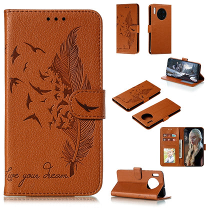 Feather Pattern Litchi Texture Horizontal Flip Leather Case with Holder & Wallet & Card Slots, For Huawei Mate 30, For Huawei Mate 30 Pro, For Huawei Mate 30 Lite / nova 5i Pro, For Xiaomi Redmi Note 8, For Xiaomi Redmi Note 8 Pro, For Galaxy A10s     ...