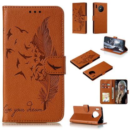 Feather Pattern Litchi Texture Horizontal Flip Leather Case with Holder & Wallet & Card Slots, For Huawei Mate 30, For Huawei Mate 30 Pro, For Huawei Mate 30 Lite / nova 5i Pro, For Xiaomi Redmi Note 8, For Xiaomi Redmi Note 8 Pro, For Galaxy A10s     ...