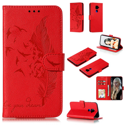 Feather Pattern Litchi Texture Horizontal Flip Leather Case with Holder & Wallet & Card Slots, For Huawei Mate 30, For Huawei Mate 30 Pro, For Huawei Mate 30 Lite / nova 5i Pro, For Xiaomi Redmi Note 8, For Xiaomi Redmi Note 8 Pro, For Galaxy A10s     ...