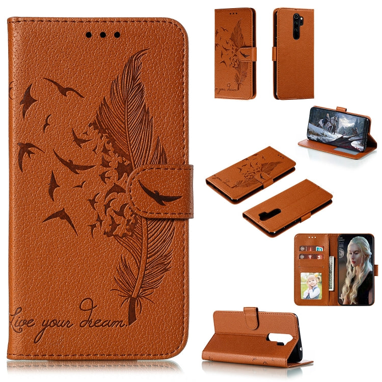Feather Pattern Litchi Texture Horizontal Flip Leather Case with Holder & Wallet & Card Slots, For Huawei Mate 30, For Huawei Mate 30 Pro, For Huawei Mate 30 Lite / nova 5i Pro, For Xiaomi Redmi Note 8, For Xiaomi Redmi Note 8 Pro, For Galaxy A10s     ...