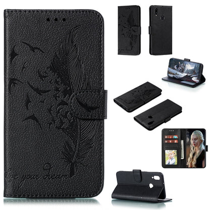 Feather Pattern Litchi Texture Horizontal Flip Leather Case with Holder & Wallet & Card Slots, For Huawei Mate 30, For Huawei Mate 30 Pro, For Huawei Mate 30 Lite / nova 5i Pro, For Xiaomi Redmi Note 8, For Xiaomi Redmi Note 8 Pro, For Galaxy A10s     ...