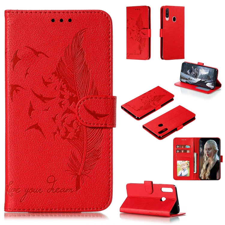 Feather Pattern Litchi Texture Horizontal Flip Leather Case with Holder & Wallet & Card Slots, For Huawei Mate 30, For Huawei Mate 30 Pro, For Huawei Mate 30 Lite / nova 5i Pro, For Xiaomi Redmi Note 8, For Xiaomi Redmi Note 8 Pro, For Galaxy A10s     ...