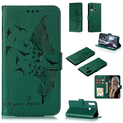 Feather Pattern Litchi Texture Horizontal Flip Leather Case with Holder & Wallet & Card Slots, For Huawei Mate 30, For Huawei Mate 30 Pro, For Huawei Mate 30 Lite / nova 5i Pro, For Xiaomi Redmi Note 8, For Xiaomi Redmi Note 8 Pro, For Galaxy A10s     ...