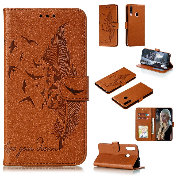 Feather Pattern Litchi Texture Horizontal Flip Leather Case with Holder & Wallet & Card Slots, For Huawei Mate 30, For Huawei Mate 30 Pro, For Huawei Mate 30 Lite / nova 5i Pro, For Xiaomi Redmi Note 8, For Xiaomi Redmi Note 8 Pro, For Galaxy A10s     ...