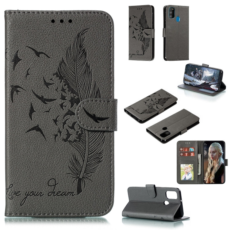 Feather Pattern Litchi Texture Horizontal Flip Leather Case with Holder & Wallet & Card Slots, For Huawei Mate 30, For Huawei Mate 30 Pro, For Huawei Mate 30 Lite / nova 5i Pro, For Xiaomi Redmi Note 8, For Xiaomi Redmi Note 8 Pro, For Galaxy A10s     ...