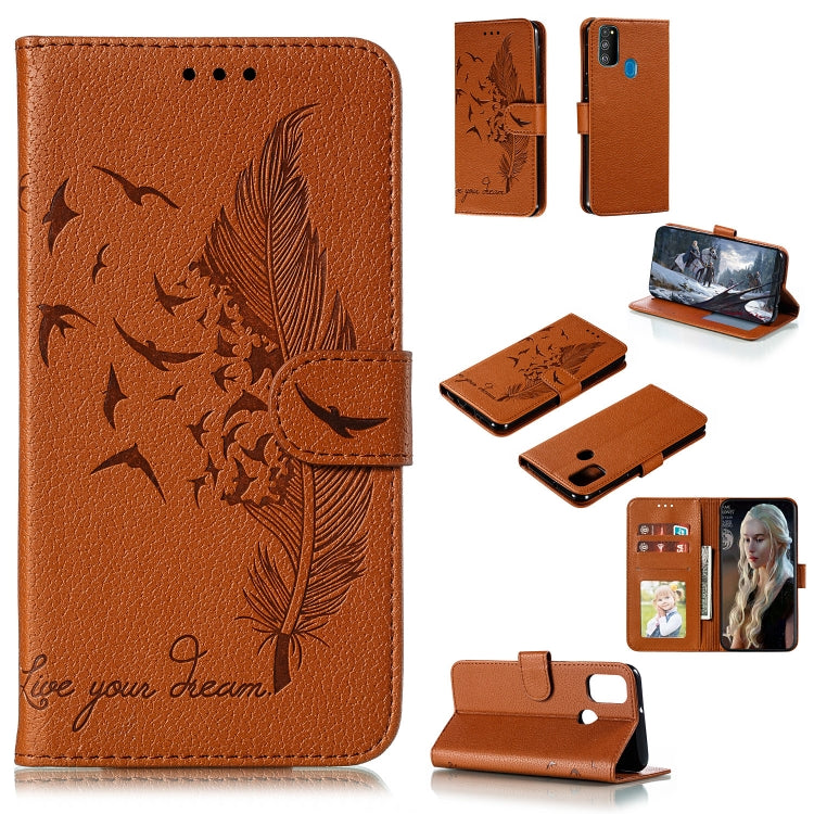 Feather Pattern Litchi Texture Horizontal Flip Leather Case with Holder & Wallet & Card Slots, For Huawei Mate 30, For Huawei Mate 30 Pro, For Huawei Mate 30 Lite / nova 5i Pro, For Xiaomi Redmi Note 8, For Xiaomi Redmi Note 8 Pro, For Galaxy A10s     ...