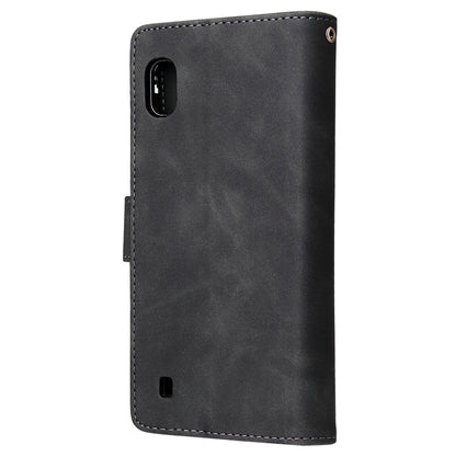 Multifunctional Retro Frosted Horizontal Flip Leather Case with Card Slot & Holder & Zipper Wallet & Photo Frame & Lanyard, For Samsung Galaxy A10, For Samsung Galaxy A20e, For Samsung Galaxy A40, For Samsung Galaxy A50, For Samsung Galaxy A70         ...