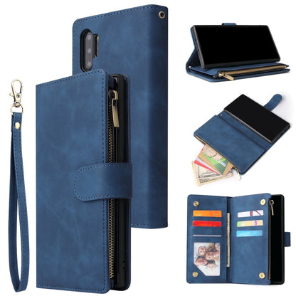 Multifunctional Retro Frosted Horizontal Flip Leather Case with Card Slot & Holder & Zipper Wallet & Photo Frame & Lanyard, For Samsung Galaxy A10, For Samsung Galaxy A20e, For Samsung Galaxy A40, For Samsung Galaxy A50, For Samsung Galaxy A70         ...