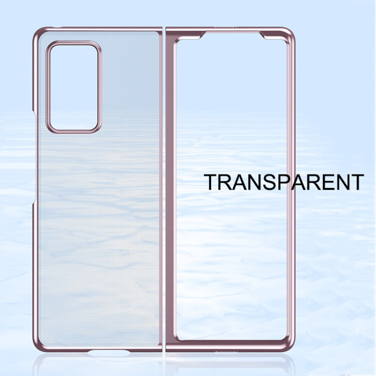 Ultra-thin Electroplated Transparent Folding Case, For Samsung Galaxy Z Fold2 5G, For Samsung Galaxy Z Flip 5G / 4G, For Samsung Galaxy Fold 5G / Fold 4G