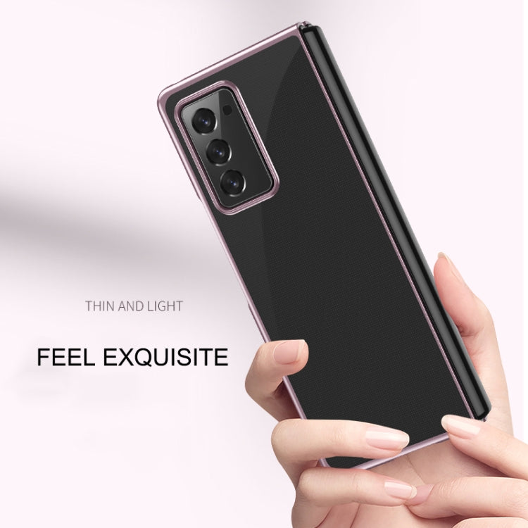 Ultra-thin Electroplated Transparent Folding Case, For Samsung Galaxy Z Fold2 5G, For Samsung Galaxy Z Flip 5G / 4G, For Samsung Galaxy Fold 5G / Fold 4G