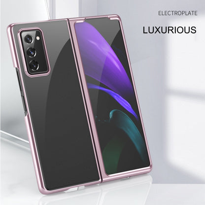 Ultra-thin Electroplated Transparent Folding Case, For Samsung Galaxy Z Fold2 5G, For Samsung Galaxy Z Flip 5G / 4G, For Samsung Galaxy Fold 5G / Fold 4G