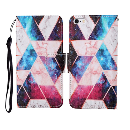 Painted Pattern Horizontal Flip Leathe Case, For iPhone 6, For iPhone 6 Plus, For iPhone 7 Plus