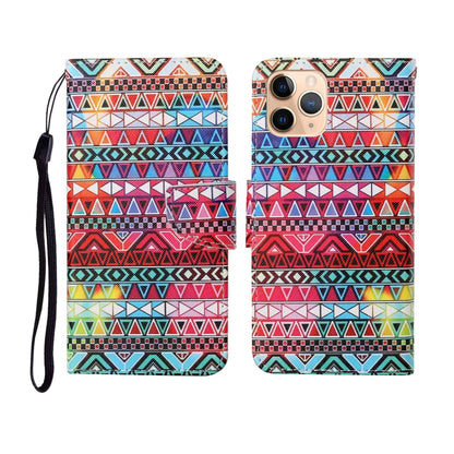 Painted Pattern Horizontal Flip Leathe Case, For iPhone 11, For iPhone 11 Pro, For iPhone 11 Pro Max