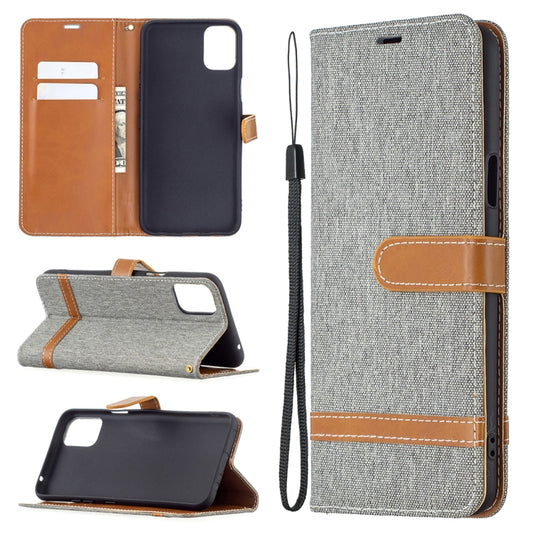 Color Matching Denim Texture Horizontal Flip Leather Case with Holder & Card Slots & Wallet & Lanyard, For LG K42, For Xiaomi Redmi Note 10 Pro, For Huawei P50 Pro, For Huawei P50, For Samsung Galaxy A02