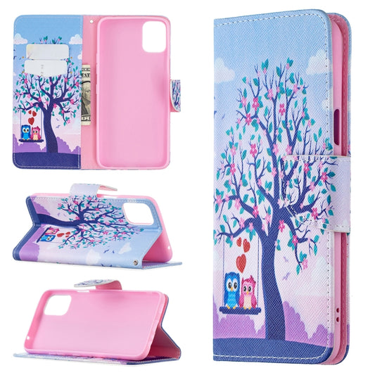 Colored Drawing Pattern Horizontal Flip Leather Case with Holder & Card Slots & Wallet, For LG K42