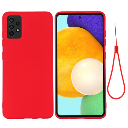 Pure Color Liquid Silicone Shockproof Full Coverage Case, For Samsung A52 5G / 4G, For Samsung A72 5G / 4G