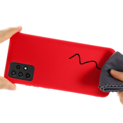 Pure Color Liquid Silicone Shockproof Full Coverage Case, For Samsung A52 5G / 4G, For Samsung A72 5G / 4G