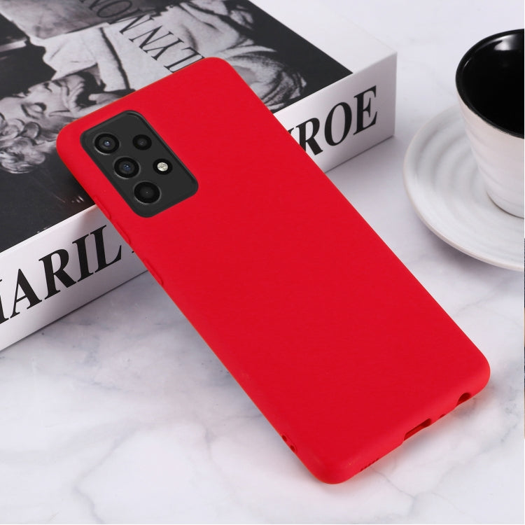 Pure Color Liquid Silicone Shockproof Full Coverage Case, For Samsung A52 5G / 4G, For Samsung A72 5G / 4G