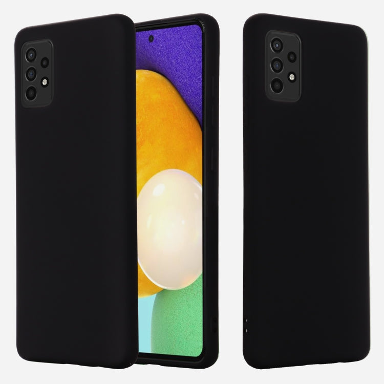 Pure Color Liquid Silicone Shockproof Full Coverage Case, For Samsung A52 5G / 4G, For Samsung A72 5G / 4G