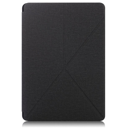 Cloth Texture Multi-folding Horizontal Flip PU Leather Shockproof Case with Holder & Sleep / Wake-up Function, For Samsung Galaxy Tab S8+ / Tab S8 Plus /  Tab S7 FE / Tab S7+ T970 / T975, For Samsung Galaxy Tab S8 / Galaxy Tab S7 T870                  ...