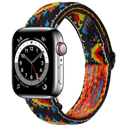 Elastic Watch Strap, For Apple Watch Series 7 45mm / 6 & SE & 5 & 4 44mm / 3 & 2 & 1 42mm, For Apple Watch Series 7 41mm / 6 & SE & 5 & 4 40mm / 3 & 2 & 1 38mm, For Apple Watch Apple Watch Series 7 45mm / 6 & SE & 5 & 4 44mm / 3 & 2 & 1 42mm           ...