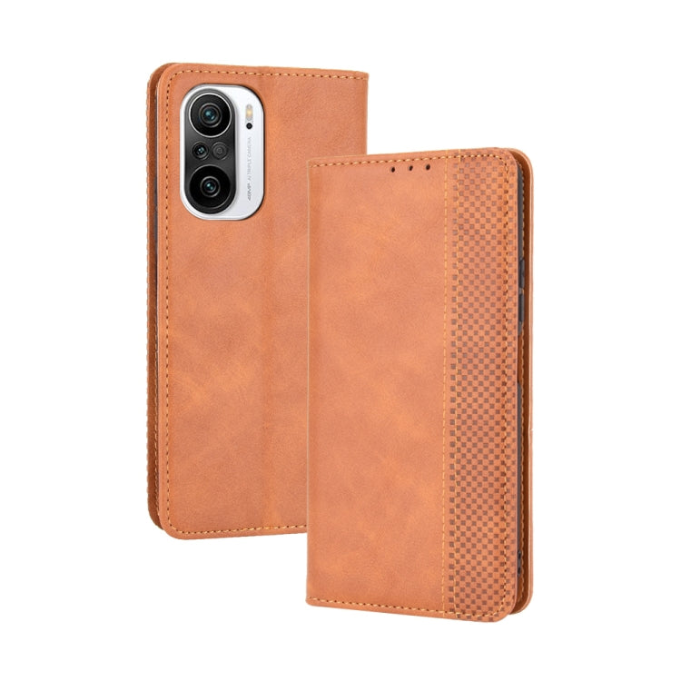 Magnetic Buckle Retro Crazy Horse Texture Horizontal Flip Leather Case with Holder & Card Slots & Photo Frame, For OPPO Find X3 / Find X3 Pro, For OPPO Reno5 Pro Plus / Find X3 Neo, For Xiaomi Redmi Note 10 4G / Note 10S                                ...
