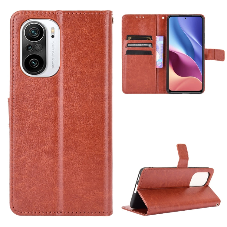 Retro Crazy Horse Texture Horizontal Flip Leather Case with Holder & Card Slots & Photo Frame, For Xiaomi Redmi Note 10 4G / Note 10S, For Xiaomi Redmi Note 10 Pro / Note 10 Pro Max, For Xiaomi Mi 11 Lite 4G, For Xiaomi MI 11 Lite 5G, For Xiaomi Mi 11 ...