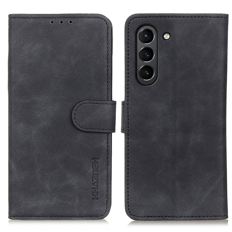 KHAZNEH Retro Texture PU + TPU Horizontal Flip Leather Case with Holder & Card Slots & Wallet, For Samsung Galaxy S21 FE