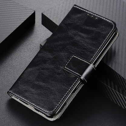 Retro Crazy Horse Texture Horizontal Flip Leather Case with Holder & Card Slots & Photo Frame & Wallet, For Samsung Galaxy S21 FE