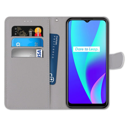 Coloured Drawing Cross Texture Horizontal Flip PU Leather Case with Holder & Card Slots & Wallet & Lanyard, For OPPO Realme C15 / C12 / C25 / 7i (Global) / Narzo 20 / 30A, For Nokia 5.4