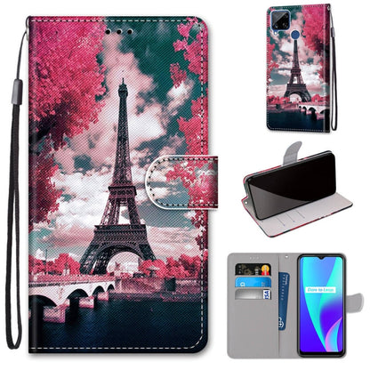 Coloured Drawing Cross Texture Horizontal Flip PU Leather Case with Holder & Card Slots & Wallet & Lanyard, For OPPO Realme C15 / C12 / C25 / 7i (Global) / Narzo 20 / 30A, For Nokia 5.4