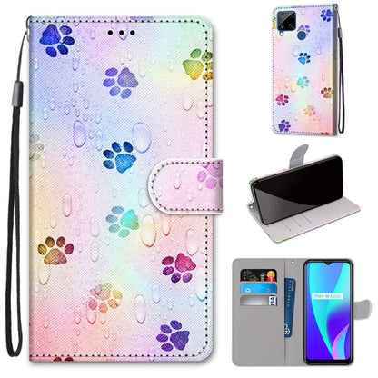 Coloured Drawing Cross Texture Horizontal Flip PU Leather Case with Holder & Card Slots & Wallet & Lanyard, For OPPO Realme C15 / C12 / C25 / 7i (Global) / Narzo 20 / 30A, For Nokia 5.4