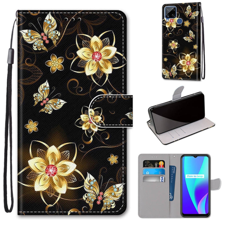 Coloured Drawing Cross Texture Horizontal Flip PU Leather Case with Holder & Card Slots & Wallet & Lanyard, For OPPO Realme C15 / C12 / C25 / 7i (Global) / Narzo 20 / 30A, For Nokia 5.4