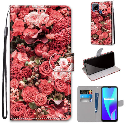 Coloured Drawing Cross Texture Horizontal Flip PU Leather Case with Holder & Card Slots & Wallet & Lanyard, For OPPO Realme C15 / C12 / C25 / 7i (Global) / Narzo 20 / 30A, For Nokia 5.4