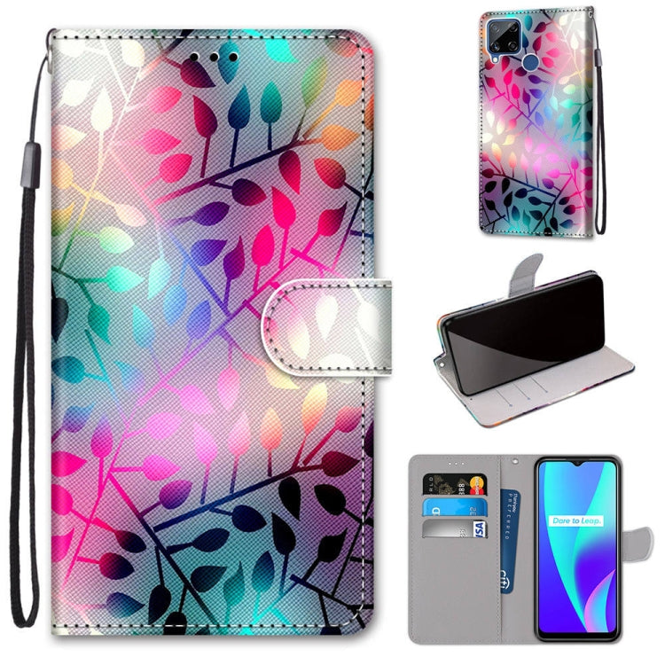 Coloured Drawing Cross Texture Horizontal Flip PU Leather Case with Holder & Card Slots & Wallet & Lanyard, For OPPO Realme C15 / C12 / C25 / 7i (Global) / Narzo 20 / 30A, For Nokia 5.4