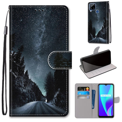 Coloured Drawing Cross Texture Horizontal Flip PU Leather Case with Holder & Card Slots & Wallet & Lanyard, For OPPO Realme C15 / C12 / C25 / 7i (Global) / Narzo 20 / 30A, For Nokia 5.4