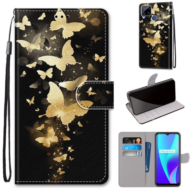 Coloured Drawing Cross Texture Horizontal Flip PU Leather Case with Holder & Card Slots & Wallet & Lanyard, For OPPO Realme C15 / C12 / C25 / 7i (Global) / Narzo 20 / 30A, For Nokia 5.4