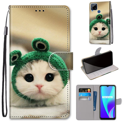 Coloured Drawing Cross Texture Horizontal Flip PU Leather Case with Holder & Card Slots & Wallet & Lanyard, For OPPO Realme C15 / C12 / C25 / 7i (Global) / Narzo 20 / 30A, For Nokia 5.4