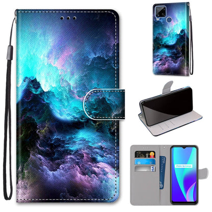 Coloured Drawing Cross Texture Horizontal Flip PU Leather Case with Holder & Card Slots & Wallet & Lanyard, For OPPO Realme C15 / C12 / C25 / 7i (Global) / Narzo 20 / 30A, For Nokia 5.4