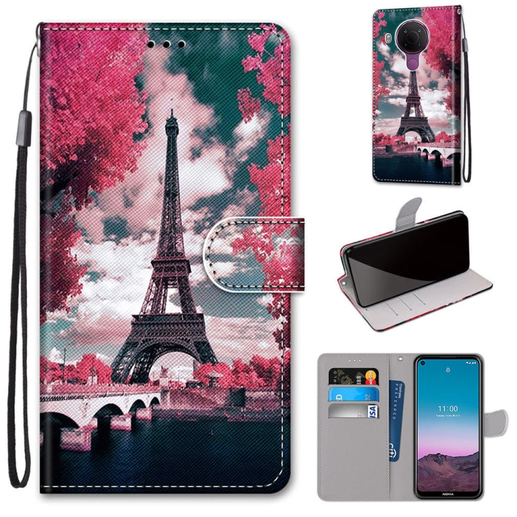 Coloured Drawing Cross Texture Horizontal Flip PU Leather Case with Holder & Card Slots & Wallet & Lanyard, For OPPO Realme C15 / C12 / C25 / 7i (Global) / Narzo 20 / 30A, For Nokia 5.4