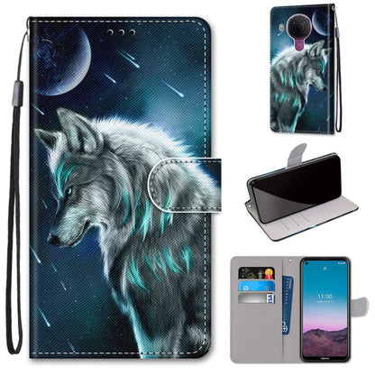 Coloured Drawing Cross Texture Horizontal Flip PU Leather Case with Holder & Card Slots & Wallet & Lanyard, For OPPO Realme C15 / C12 / C25 / 7i (Global) / Narzo 20 / 30A, For Nokia 5.4