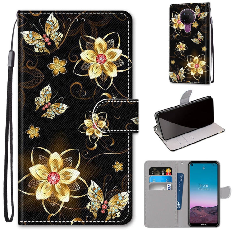 Coloured Drawing Cross Texture Horizontal Flip PU Leather Case with Holder & Card Slots & Wallet & Lanyard, For OPPO Realme C15 / C12 / C25 / 7i (Global) / Narzo 20 / 30A, For Nokia 5.4