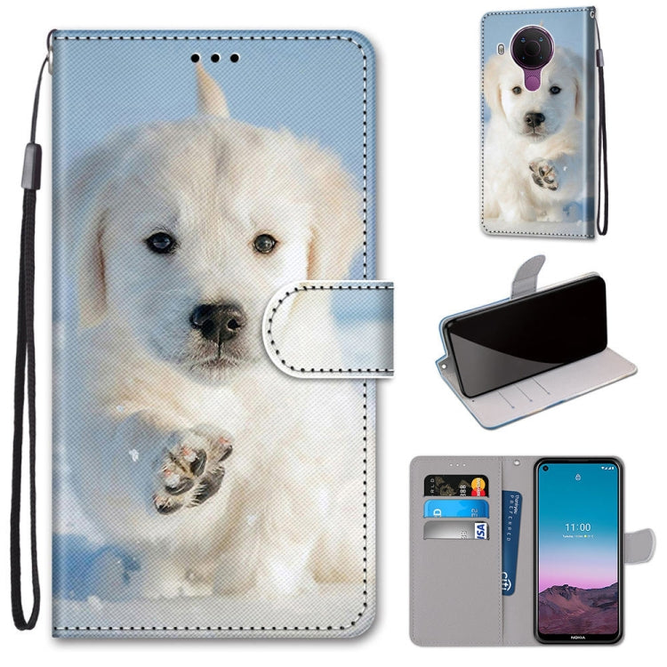 Coloured Drawing Cross Texture Horizontal Flip PU Leather Case with Holder & Card Slots & Wallet & Lanyard, For OPPO Realme C15 / C12 / C25 / 7i (Global) / Narzo 20 / 30A, For Nokia 5.4