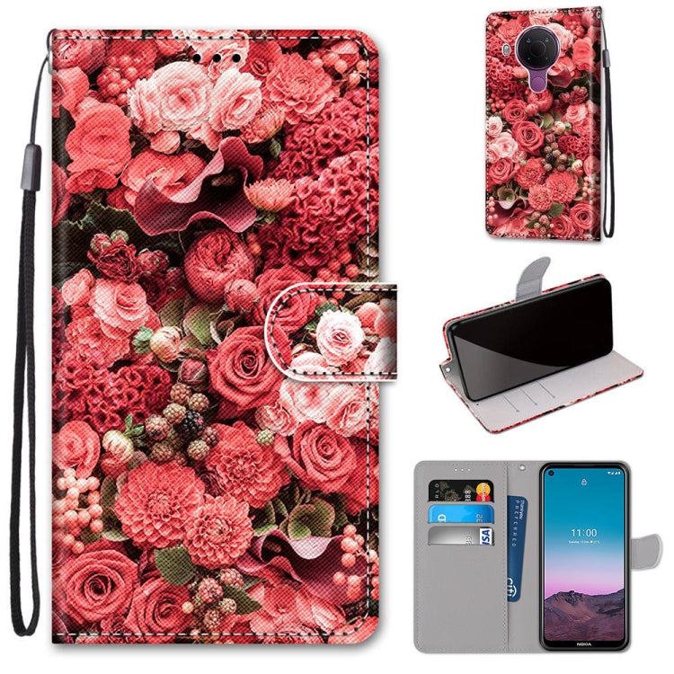 Coloured Drawing Cross Texture Horizontal Flip PU Leather Case with Holder & Card Slots & Wallet & Lanyard, For OPPO Realme C15 / C12 / C25 / 7i (Global) / Narzo 20 / 30A, For Nokia 5.4