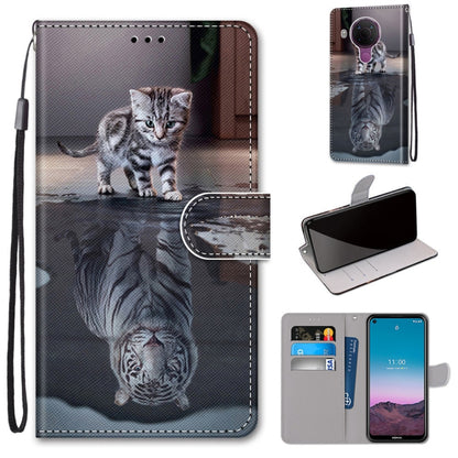 Coloured Drawing Cross Texture Horizontal Flip PU Leather Case with Holder & Card Slots & Wallet & Lanyard, For OPPO Realme C15 / C12 / C25 / 7i (Global) / Narzo 20 / 30A, For Nokia 5.4