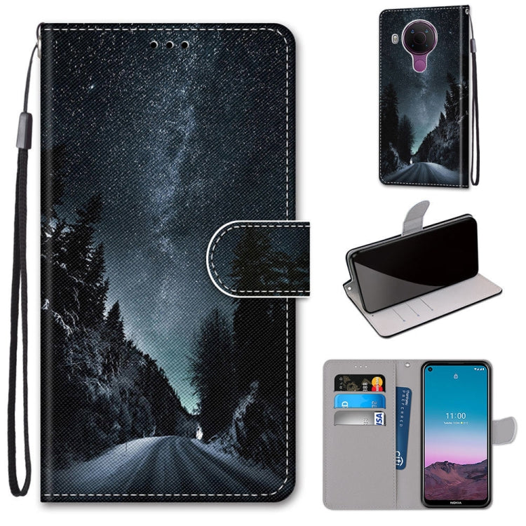 Coloured Drawing Cross Texture Horizontal Flip PU Leather Case with Holder & Card Slots & Wallet & Lanyard, For OPPO Realme C15 / C12 / C25 / 7i (Global) / Narzo 20 / 30A, For Nokia 5.4