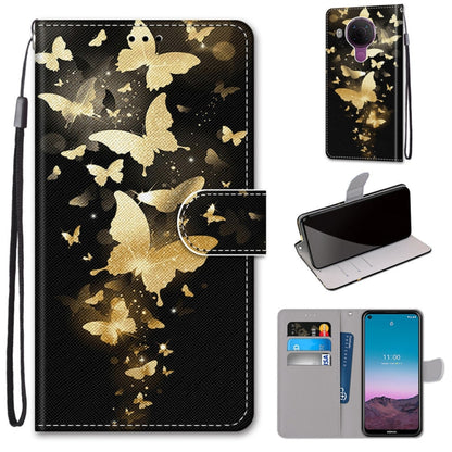 Coloured Drawing Cross Texture Horizontal Flip PU Leather Case with Holder & Card Slots & Wallet & Lanyard, For OPPO Realme C15 / C12 / C25 / 7i (Global) / Narzo 20 / 30A, For Nokia 5.4