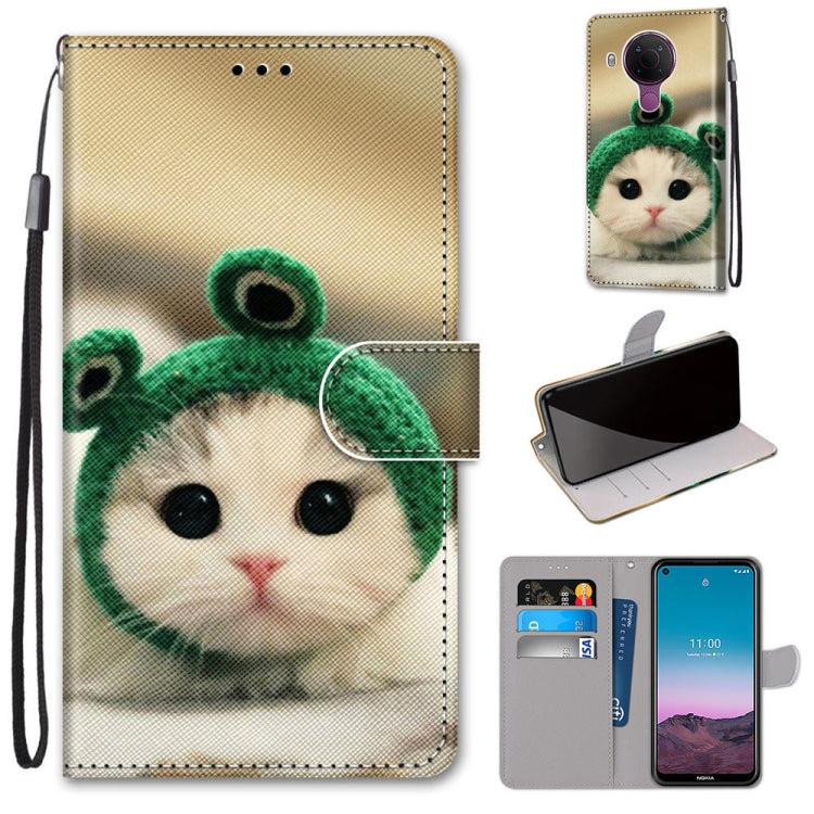 Coloured Drawing Cross Texture Horizontal Flip PU Leather Case with Holder & Card Slots & Wallet & Lanyard, For OPPO Realme C15 / C12 / C25 / 7i (Global) / Narzo 20 / 30A, For Nokia 5.4
